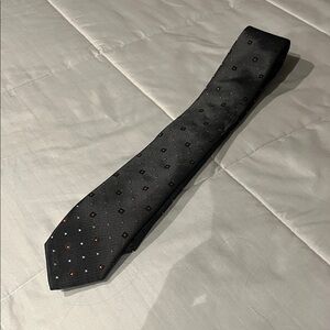 Dolce & Gabbana Black Tie with Red and White Accents